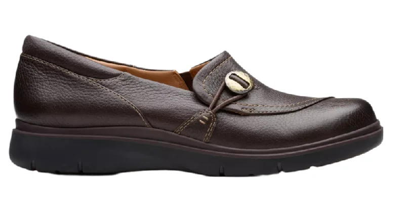 WOMEN'S CLARKS CERTINA EASE | DARK BROWN LEATHER