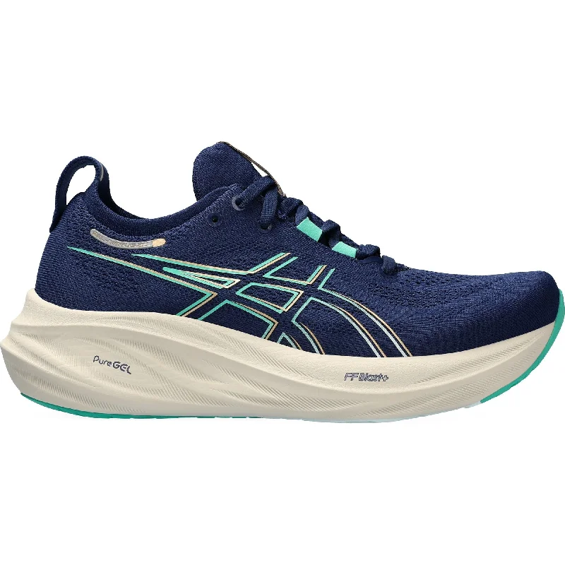 Asics Gel Nimbus 26 Womens Running Shoes - Blue