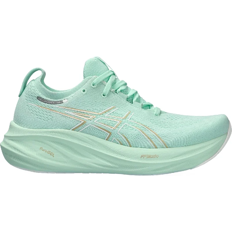 Asics Gel Nimbus 26 Womens Running Shoes - Green