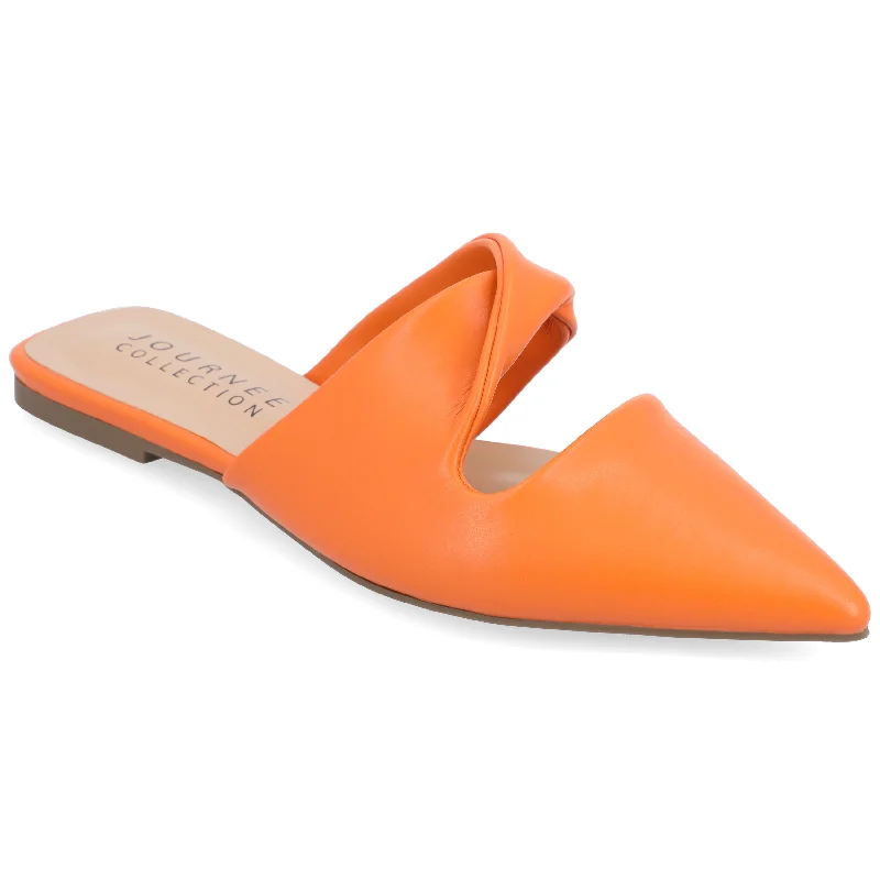 Journee Collection Women's Enniss Mule Flats