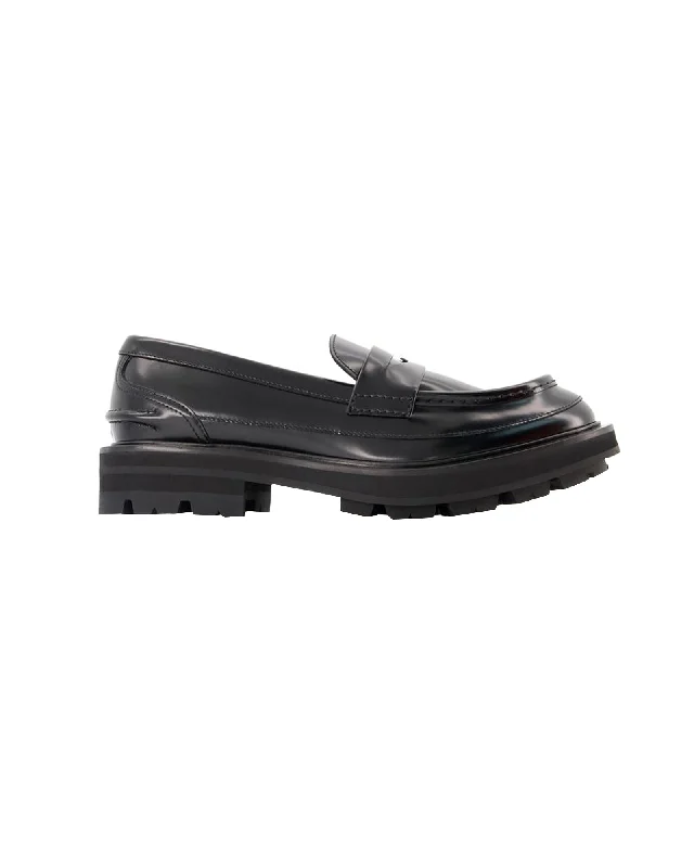 Loafers - Alexander Mcqueen -  Black - Leather