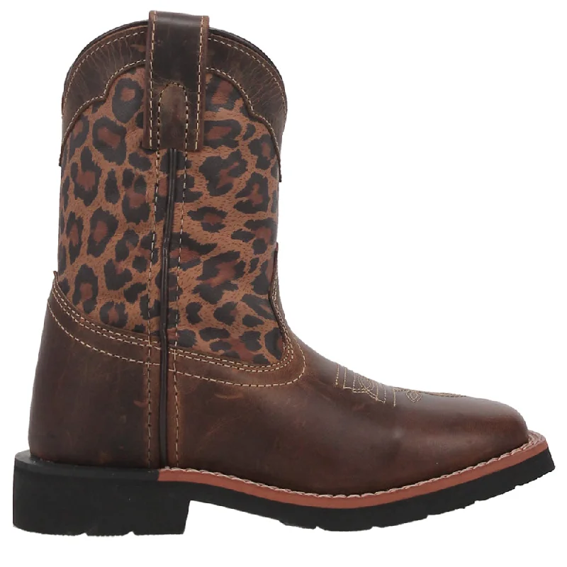 Makucha Square Toe Cowboy Boots (Big Kid)