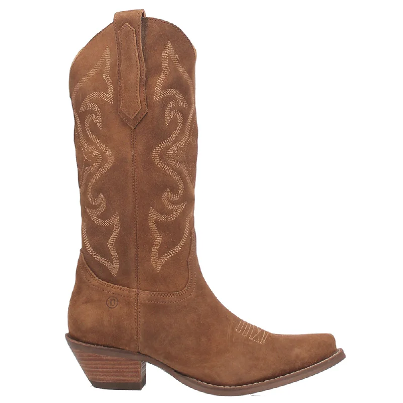 Out West Tall Embroidered Round Toe Cowboy Boots