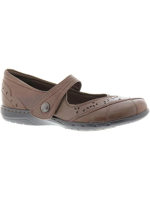 Petra-CH Womens Leather Slip-On Mary Janes