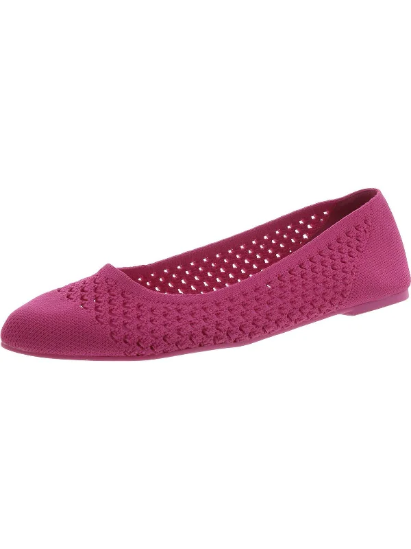 VIVIANNE Womens Knit Pointed toe Flat Shoes