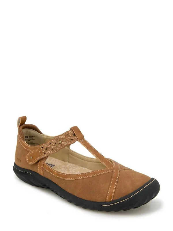 Women's Buttercup Flat Shoes - Wide Width In Tan