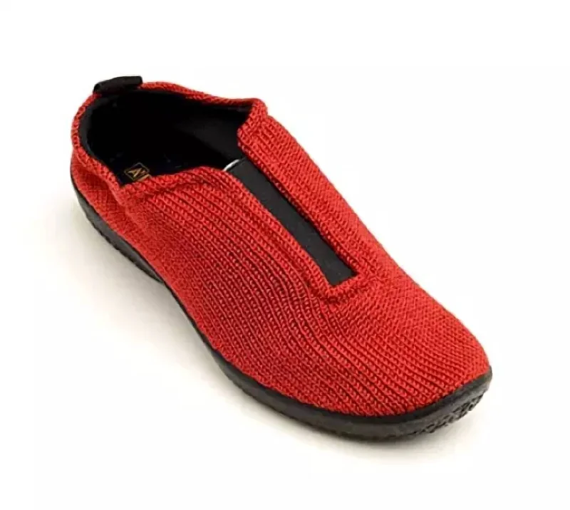 Womens Es Stretch Slip-On - Medium Width In Red