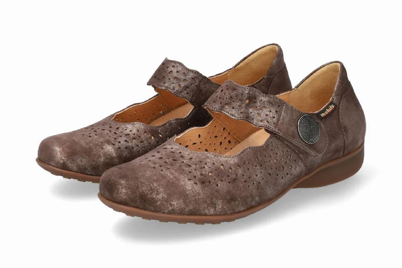 Women's Fabienne Ballerina Shoe In Walnut