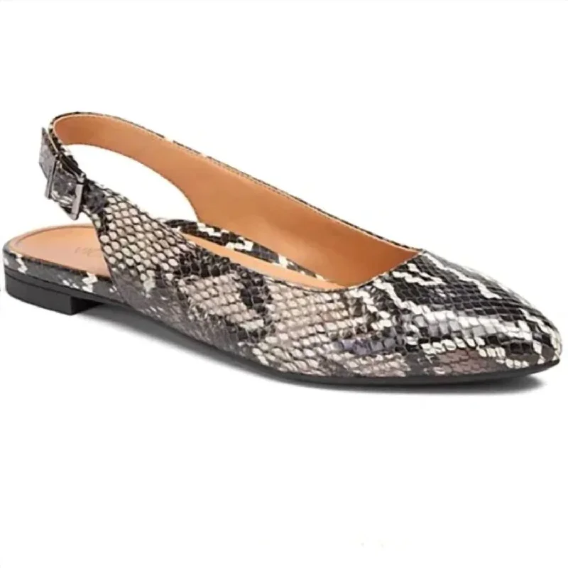 Women's Jade Boa Flat - Medium Width In Black