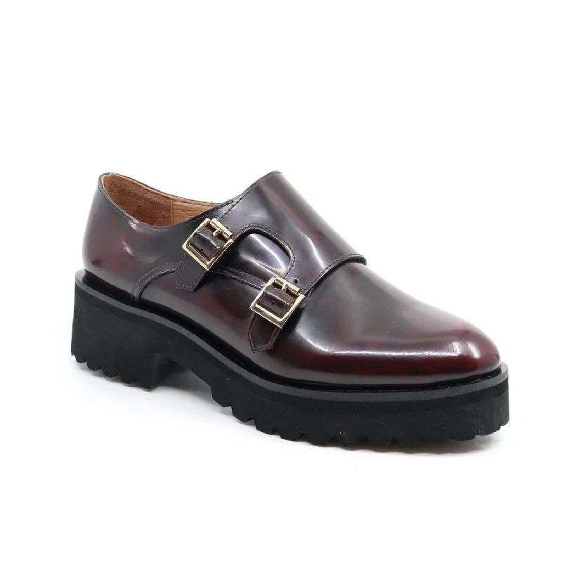 Women's Lugg Monk Shoes In Wine