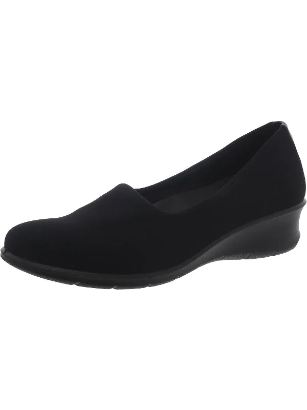 Womens Round Toe Slip On Loafers