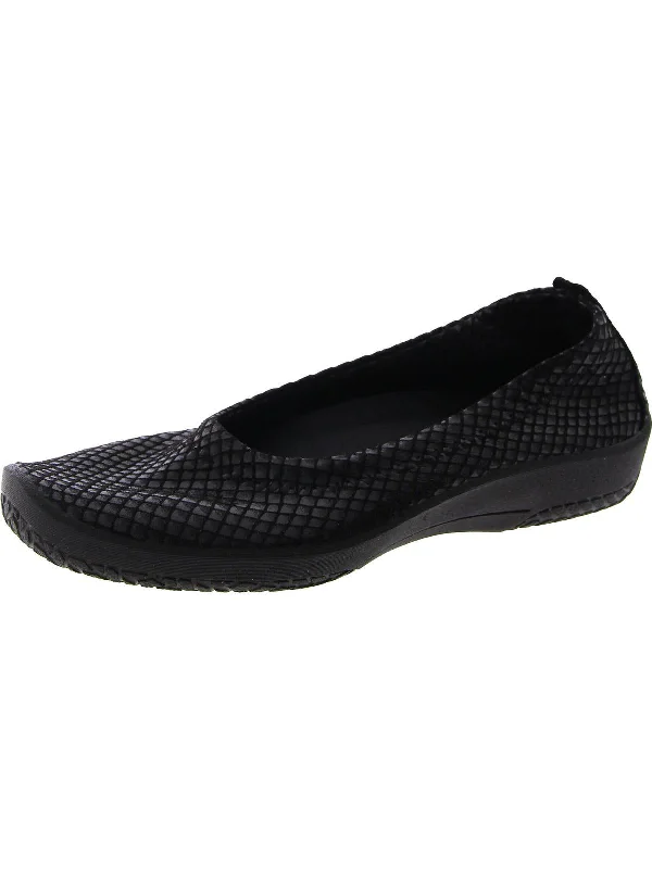 Womens Slip On Padded Insole Ballet Flats