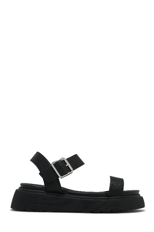 Ameline Chunky Sandals - Black