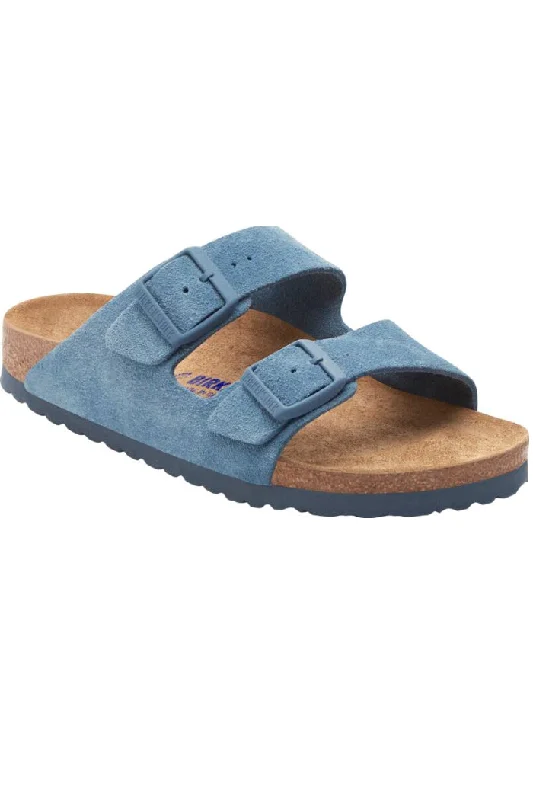 Arizona Soft Footbed Narrow Width in Elemental Blue Suede