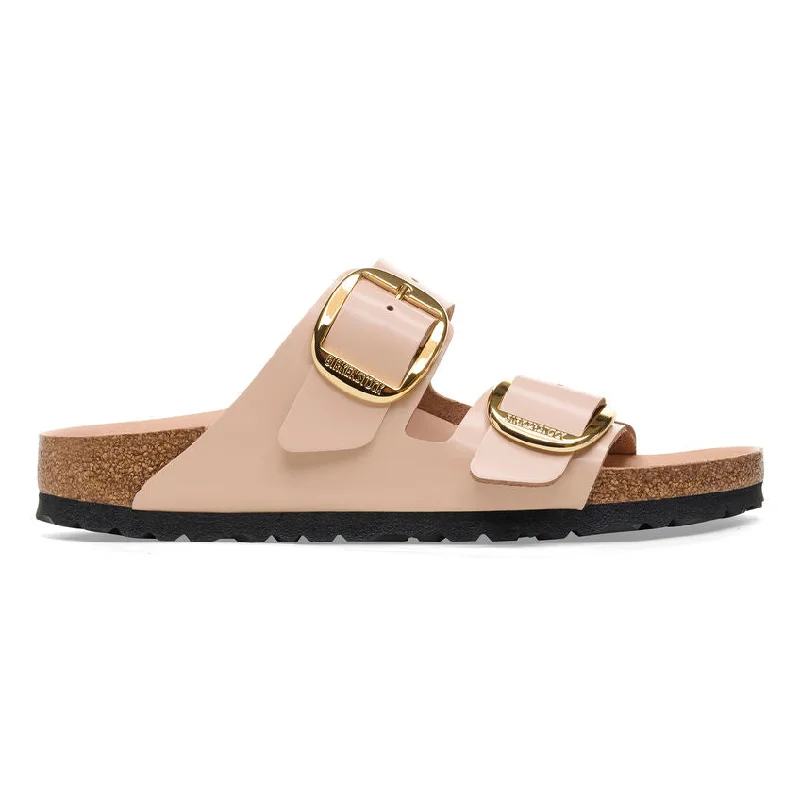 WOMEN'S BIRKENSTOCK ARIZONA BIG BUCKLE | HIGH-SHINE NEW BEIGE