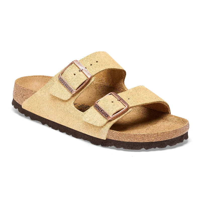 Birkenstock Arizona latte cream suede