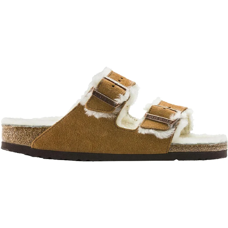 Women's Birkenstock Arizona Shearling Mink Suede