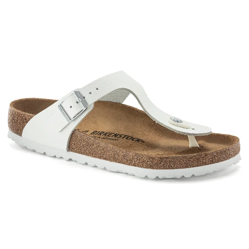 Birkenstock Gizeh white leather