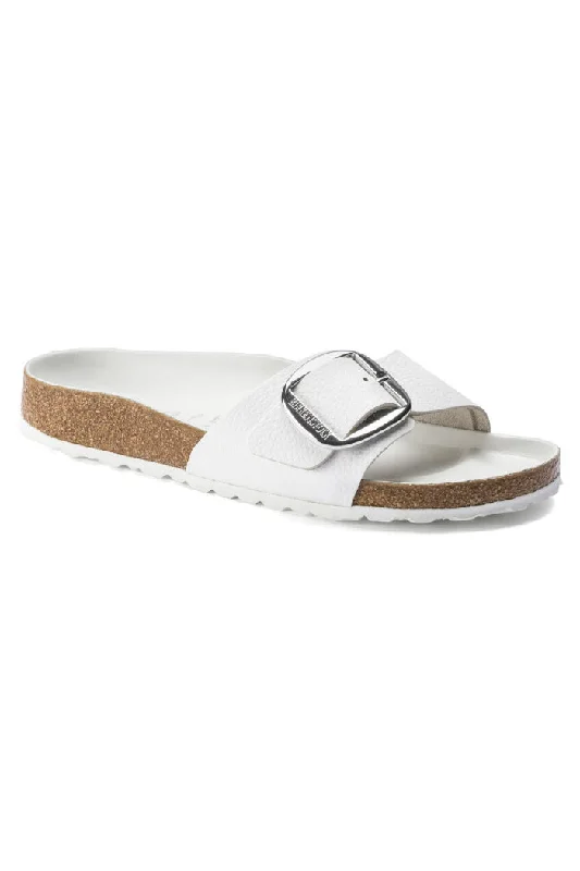 Birkenstock Madrid Big Buckle Leather White