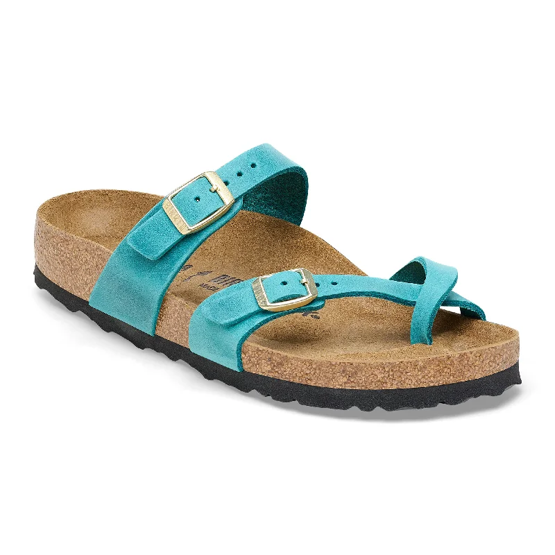 Birkenstock Mayari biscay bay oiled leather