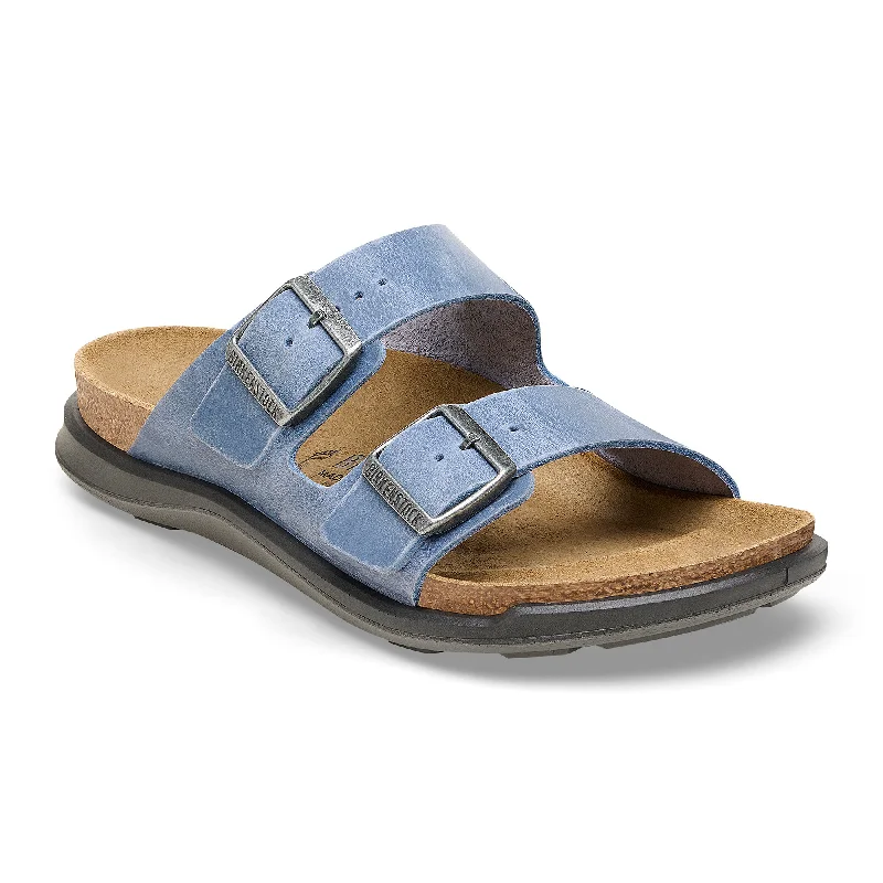 Birkenstock Women's Arizona Rugged elemental blue oiled leather