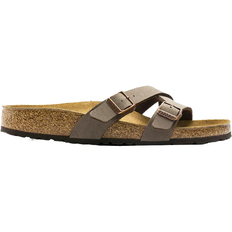 Women's Birkenstock Yao Mocha Birkibuc