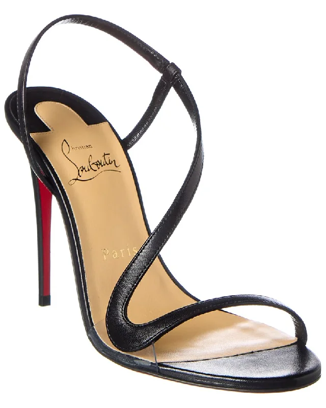 Christian Louboutin Rosalie 100 Leather Sandal