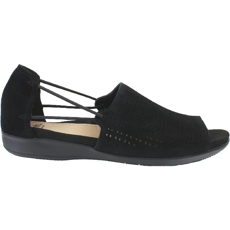 Women's Earth Abra Black Kid Suede