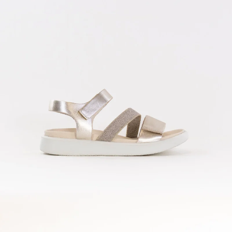 Ecco Flowt (Women's) - Pure White Gold