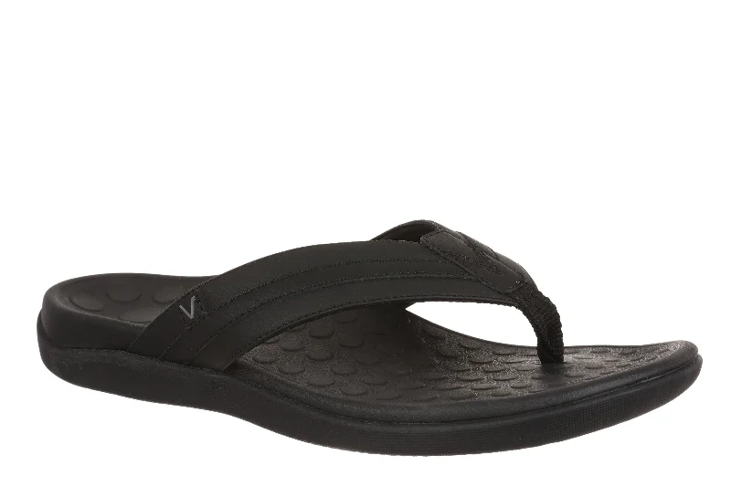 Men's Tide II Toe Post Sandal in Black