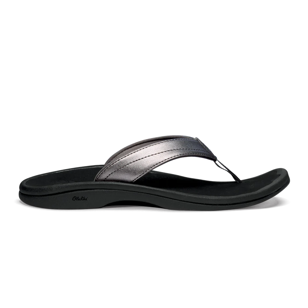 WOMEN'S 'OLUKAI OHANA | PEWTER / BLACK