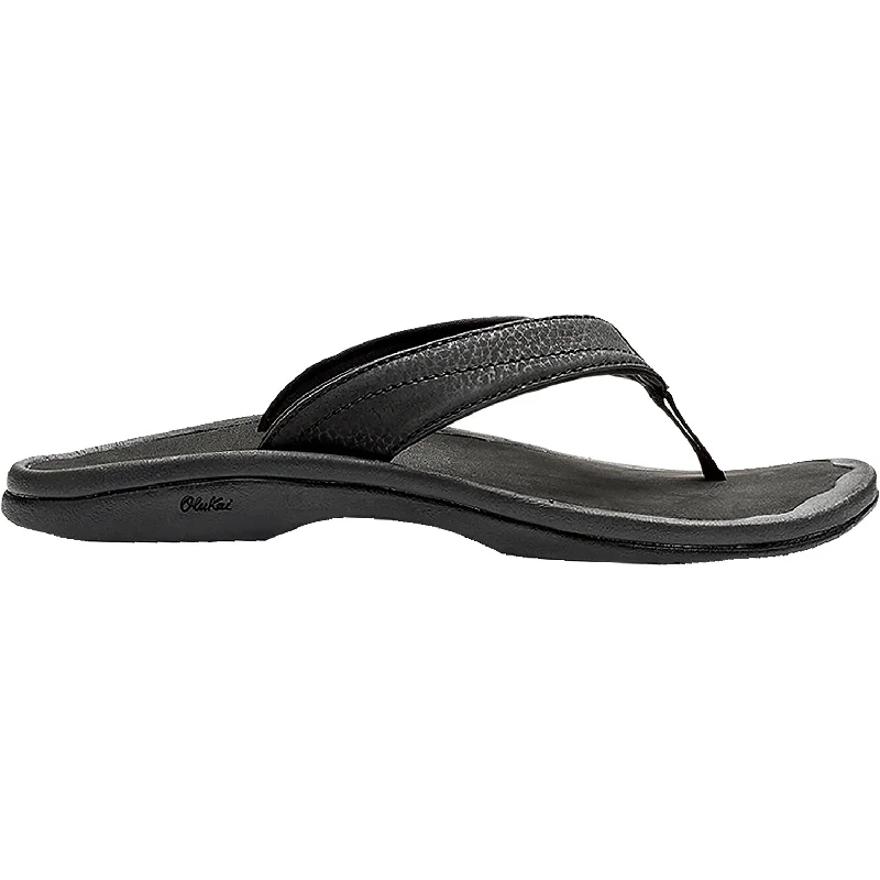 Women's OluKai Ohana Black Synthetic