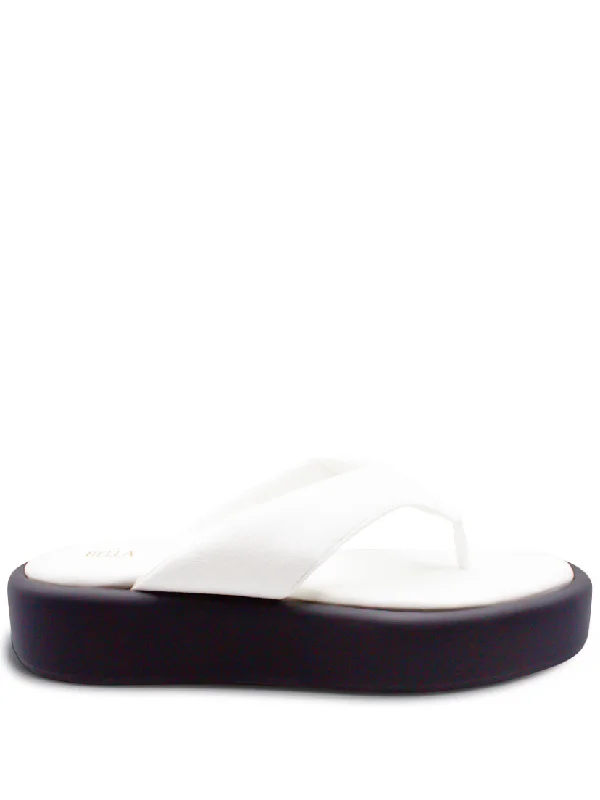 Parker Platform Thong Sandal - White