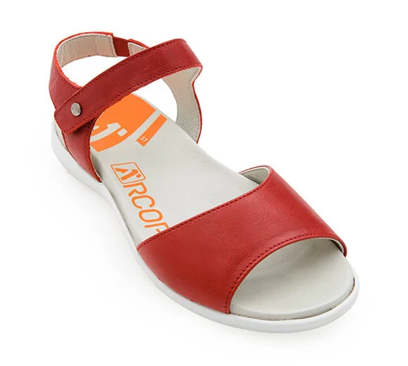 Rapa Nui Walking Sandal in Red CLOSEOUTS