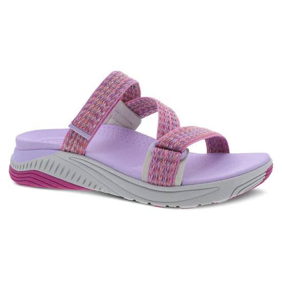 Rosette Adjustable Eva Sandal in Fuchsia