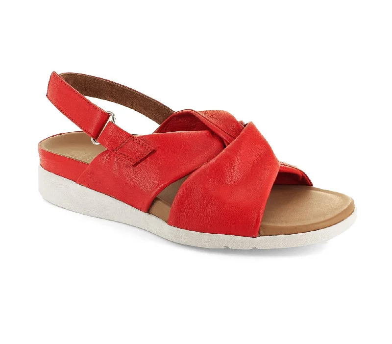 Tahiti II backstrap sandal in Scarlet CLOSEOUTS