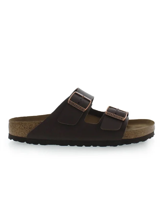 Unisex Arizona Sandal In Dark Brown