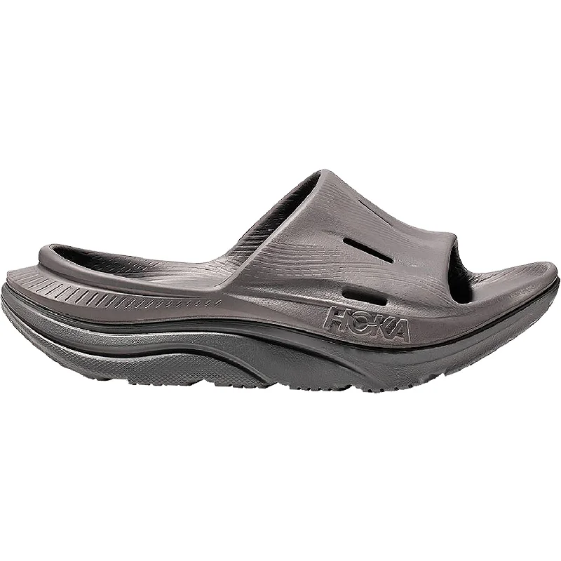 Unisex Hoka Ora Recovery Slide 3 Grey/Grey EVA