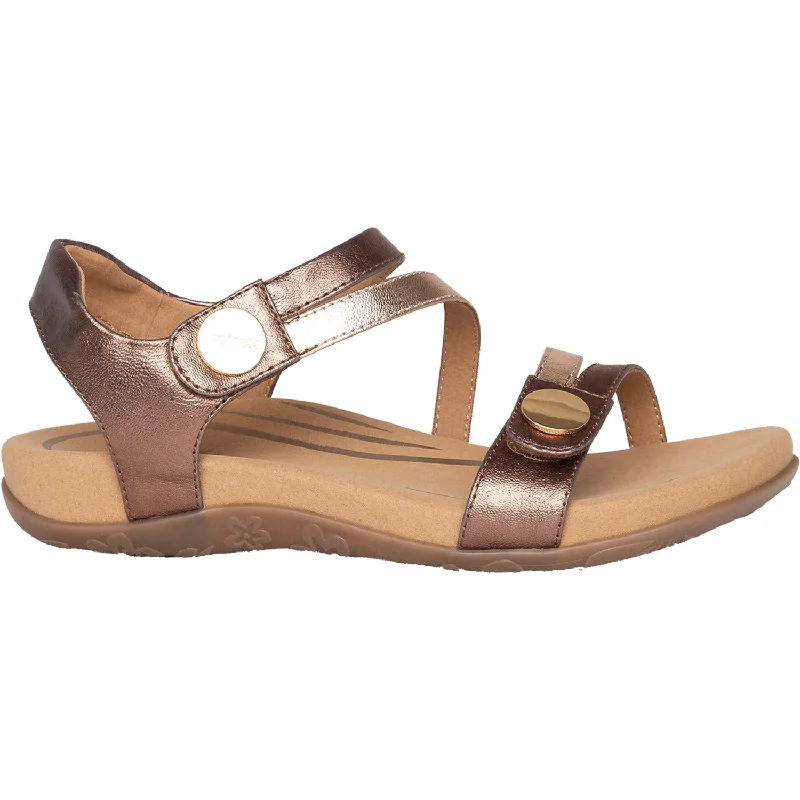 Women's Aetrex Jess Bronze Synthetic