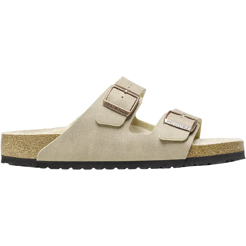 Women's Birkenstock Arizona Shearling Desert Grey Wool