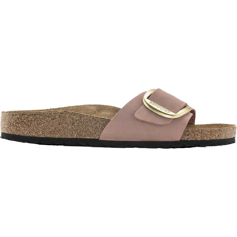 Women's Birkenstock Madrid Big Buckle Old Rose Nubuck