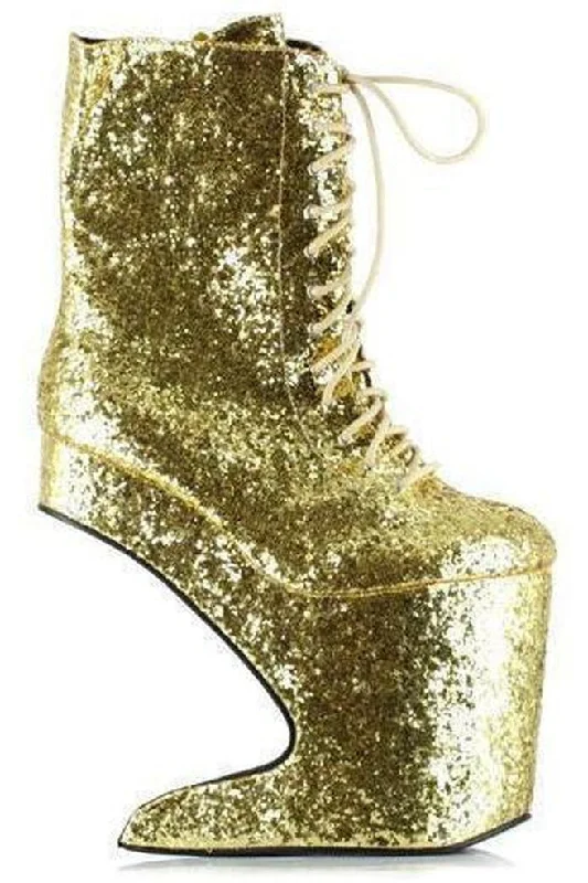 BP579-CHABLIS Boot | Gold  Glitter