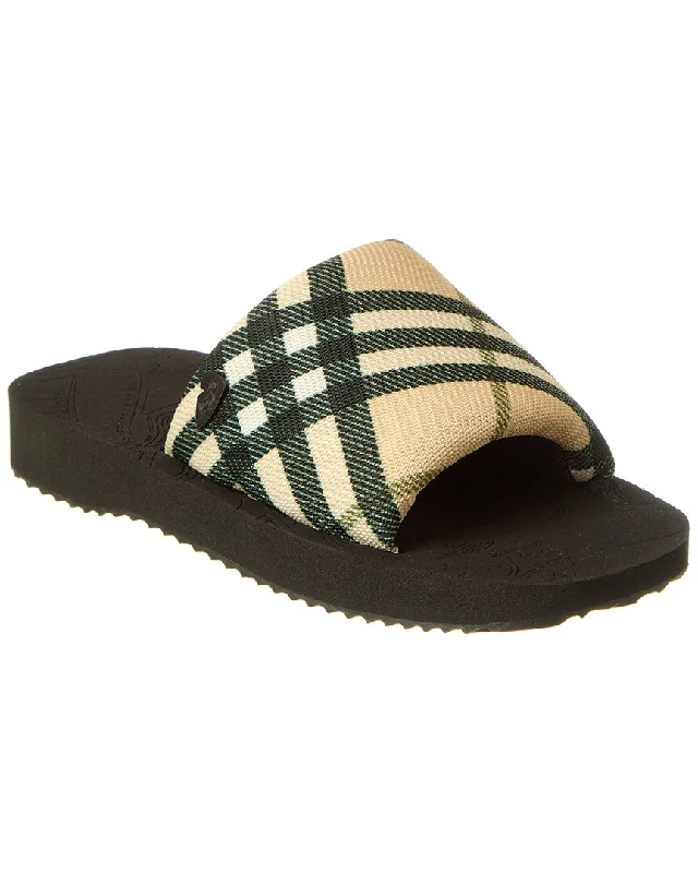 Burberry Check Trek Slide