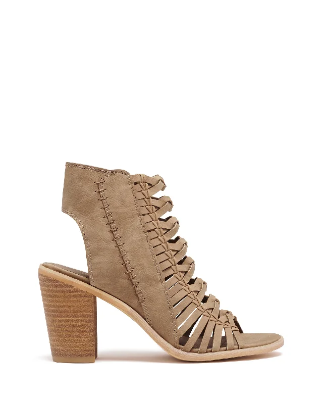 Donahue Heel Taupe Nubuck