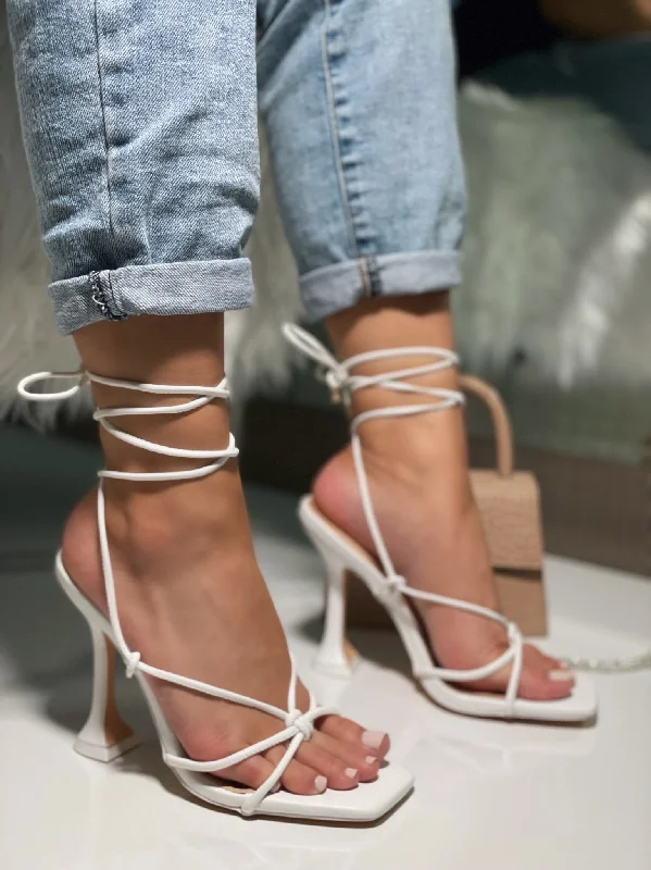 Ellen Lace Up Heel