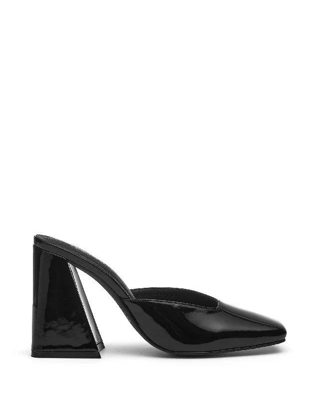 Unmatched Heel Black Patent