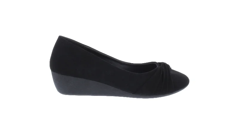 Women Suede Platform Ballerina