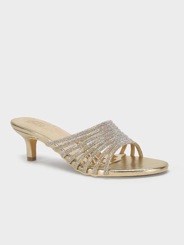 Womens "OBERON" Stylish Diamante Sandals