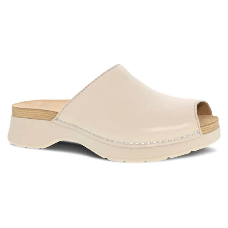 Women's Ravyn Peep Toe Mule In Ivory